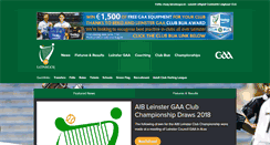 Desktop Screenshot of leinstergaa.ie